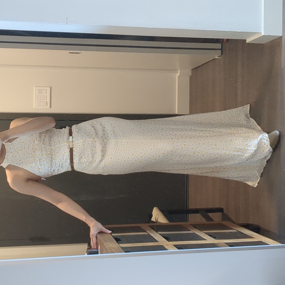 NWT STAUD daisy coastal maxi gown